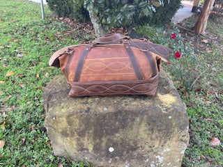 Custom Leather Weekend Bag / Duffle