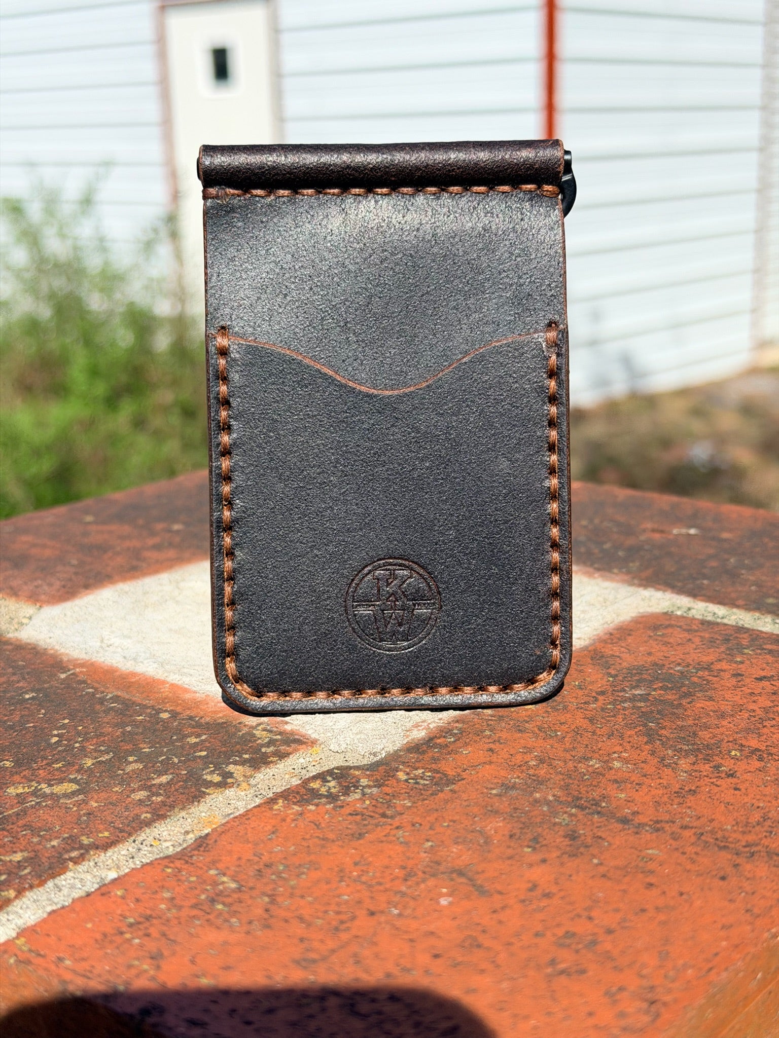 Leather Money Clip Billfold Wallet
