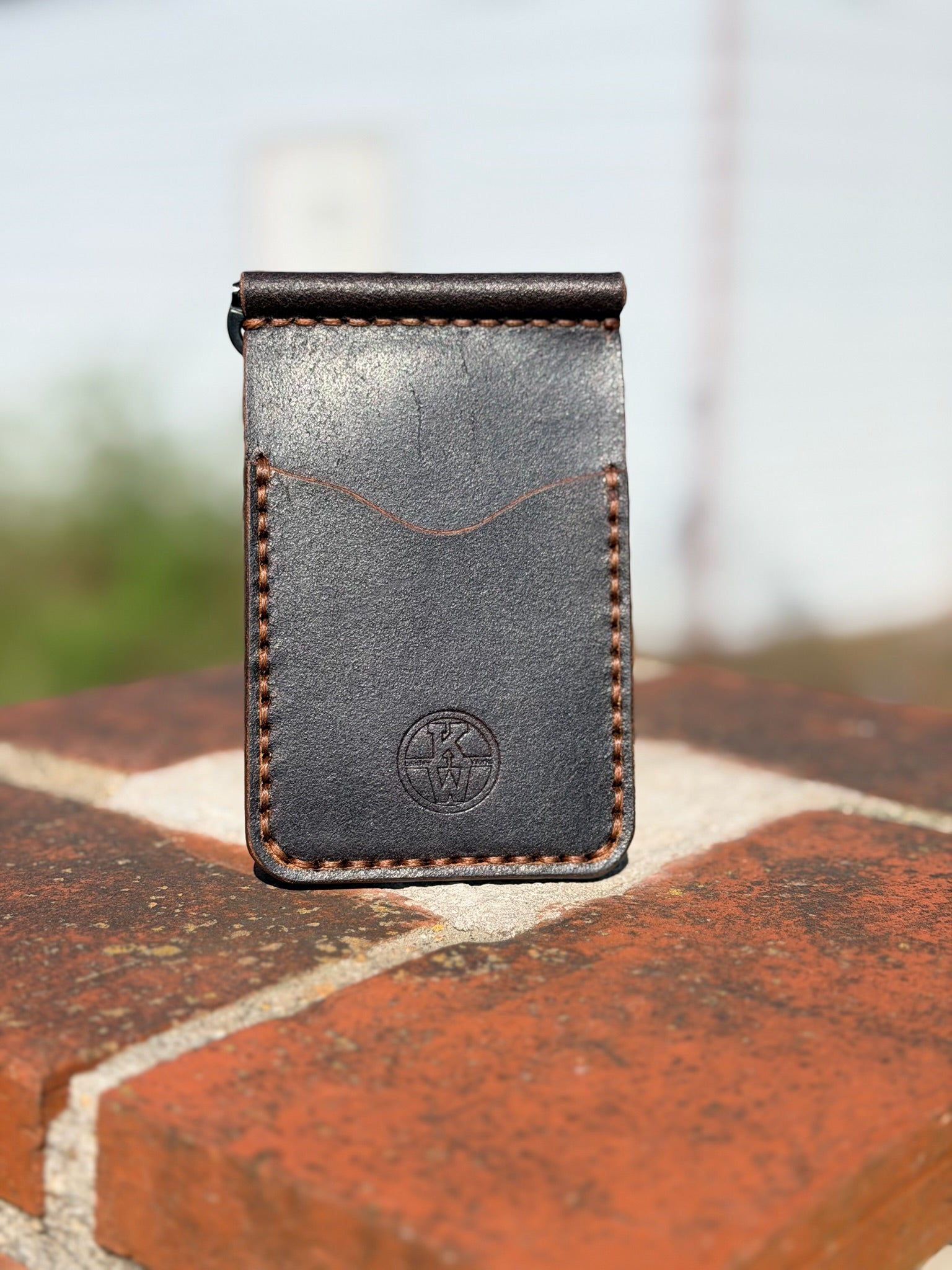 Leather Money Clip Billfold Wallet