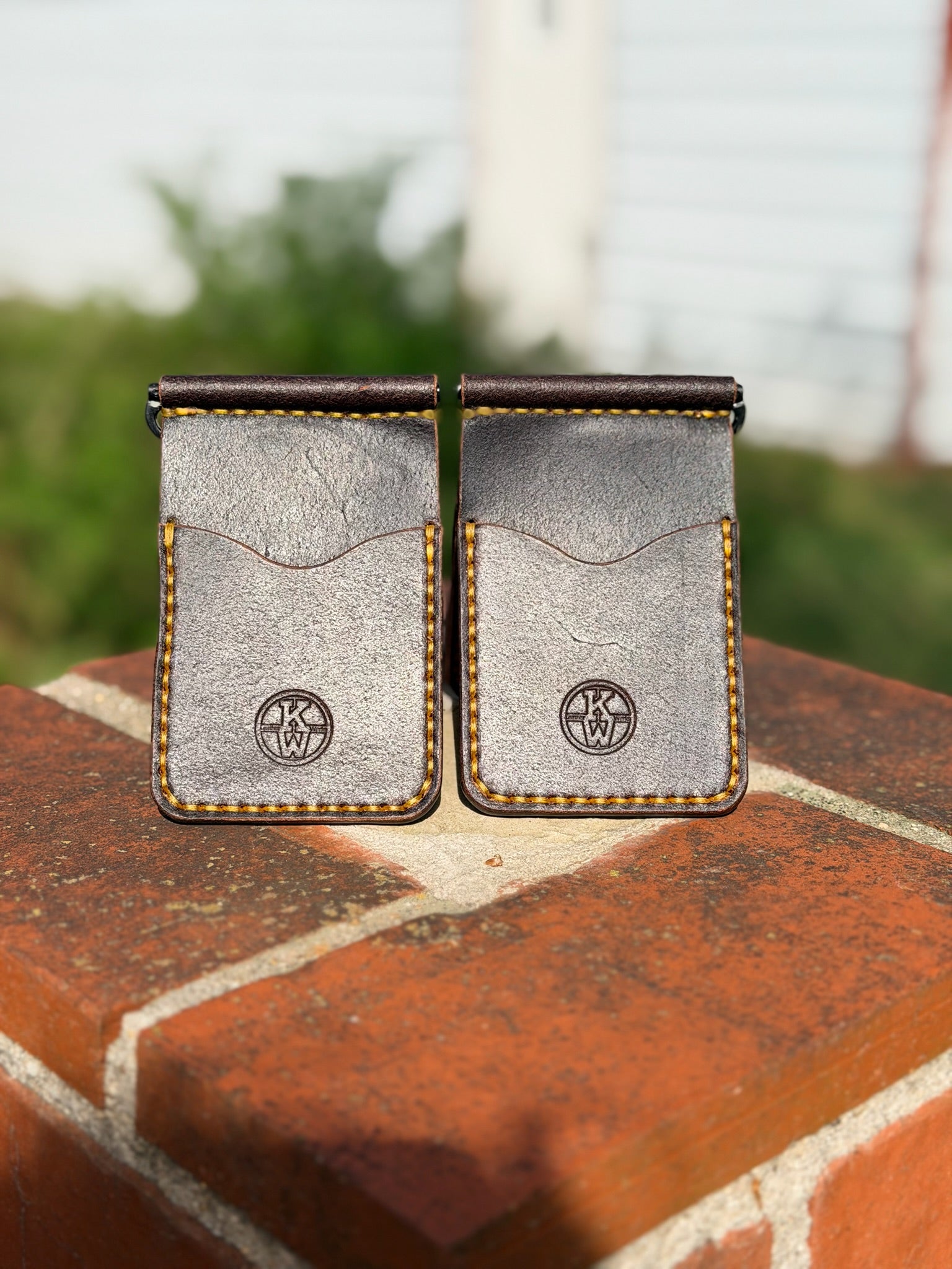 Leather Money Clip Billfold Wallet