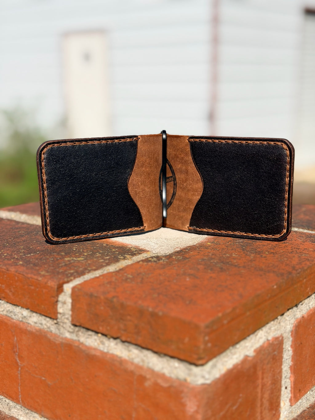 Leather Money Clip Billfold Wallet