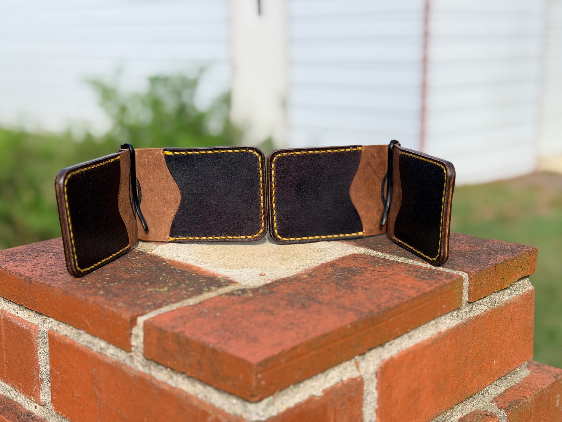Leather Money Clip Billfold Wallet