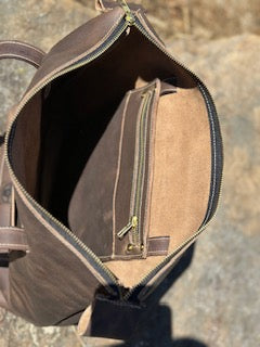 Custom Leather Zippered Purse