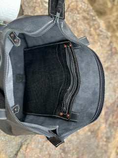 Custom Leather Zippered Purse