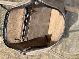 Custom Leather Zippered Purse