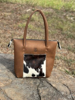 Custom Leather Zippered Purse