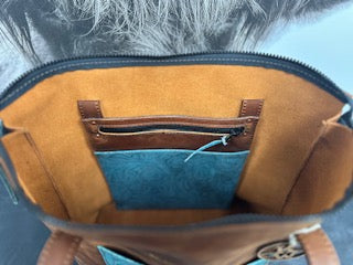 Custom Leather Zippered Purse