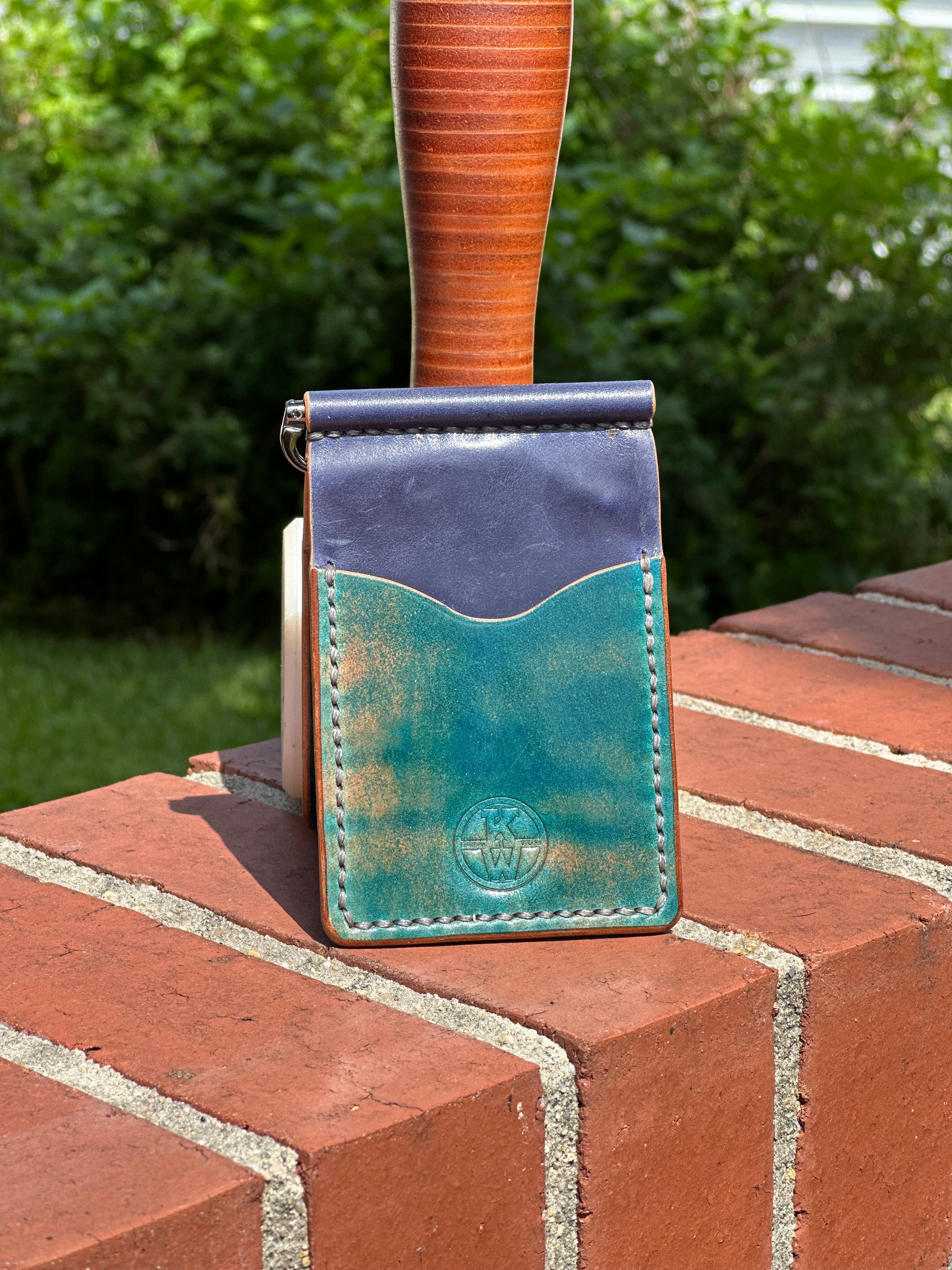 Exotic Leather Money Clip Wallet