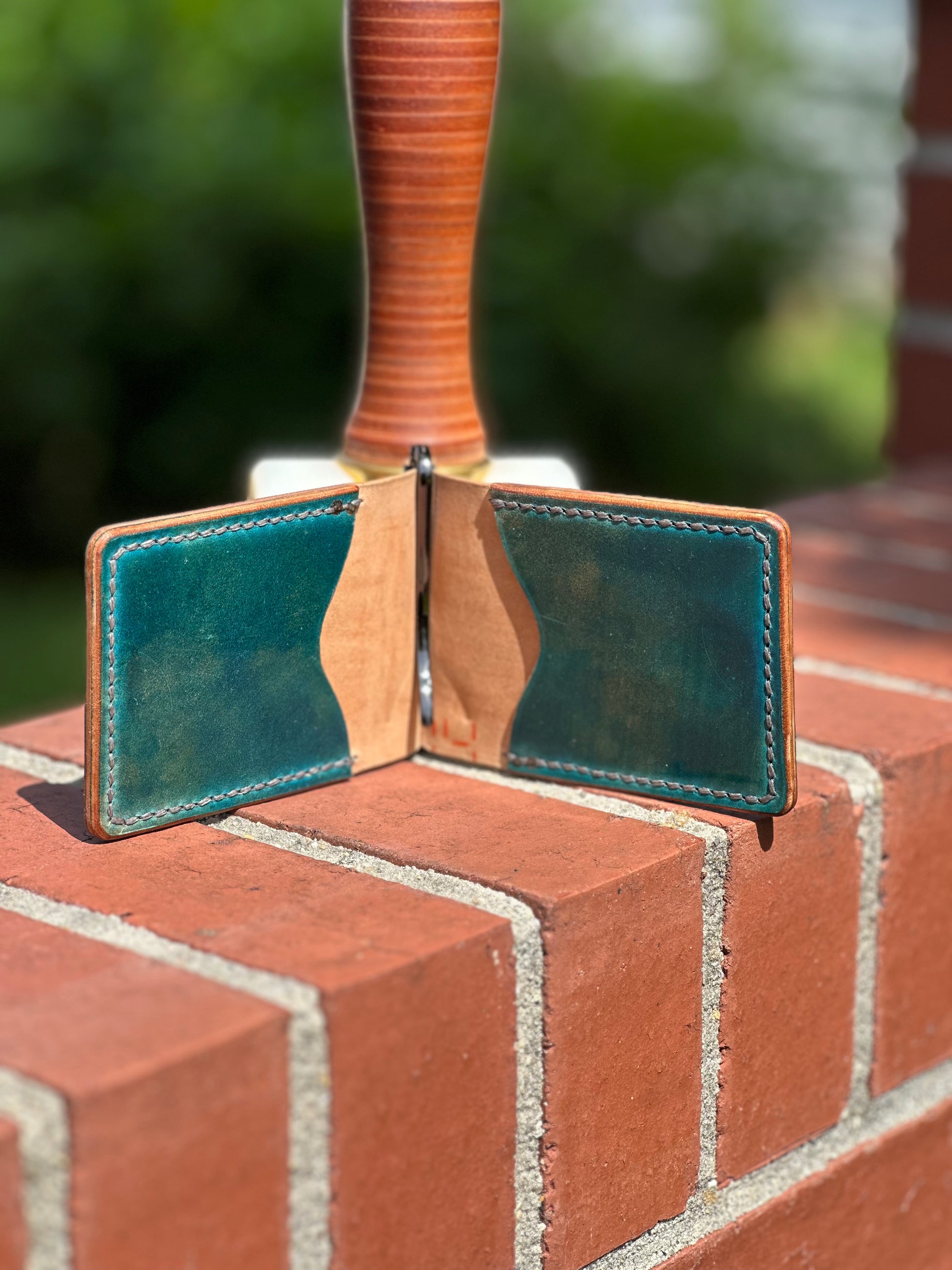 Exotic Leather Money Clip Wallet