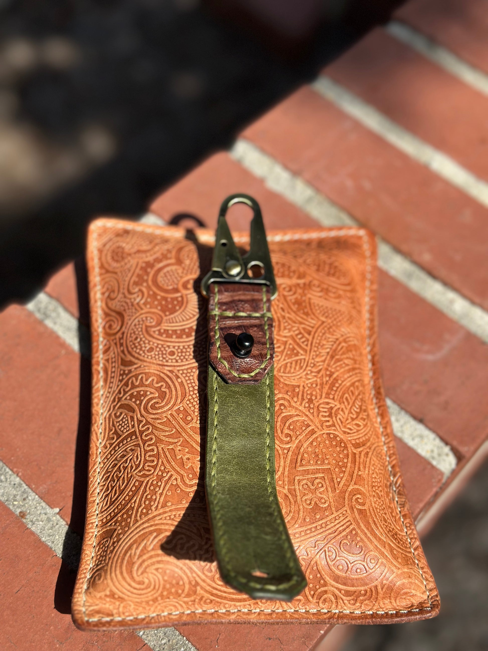 Handmade Leather Keychain