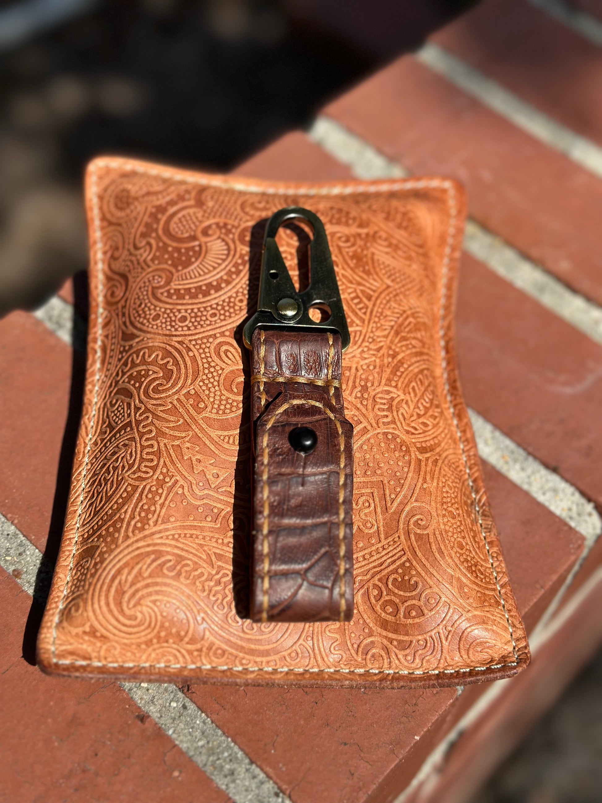 Handmade Leather Keychain