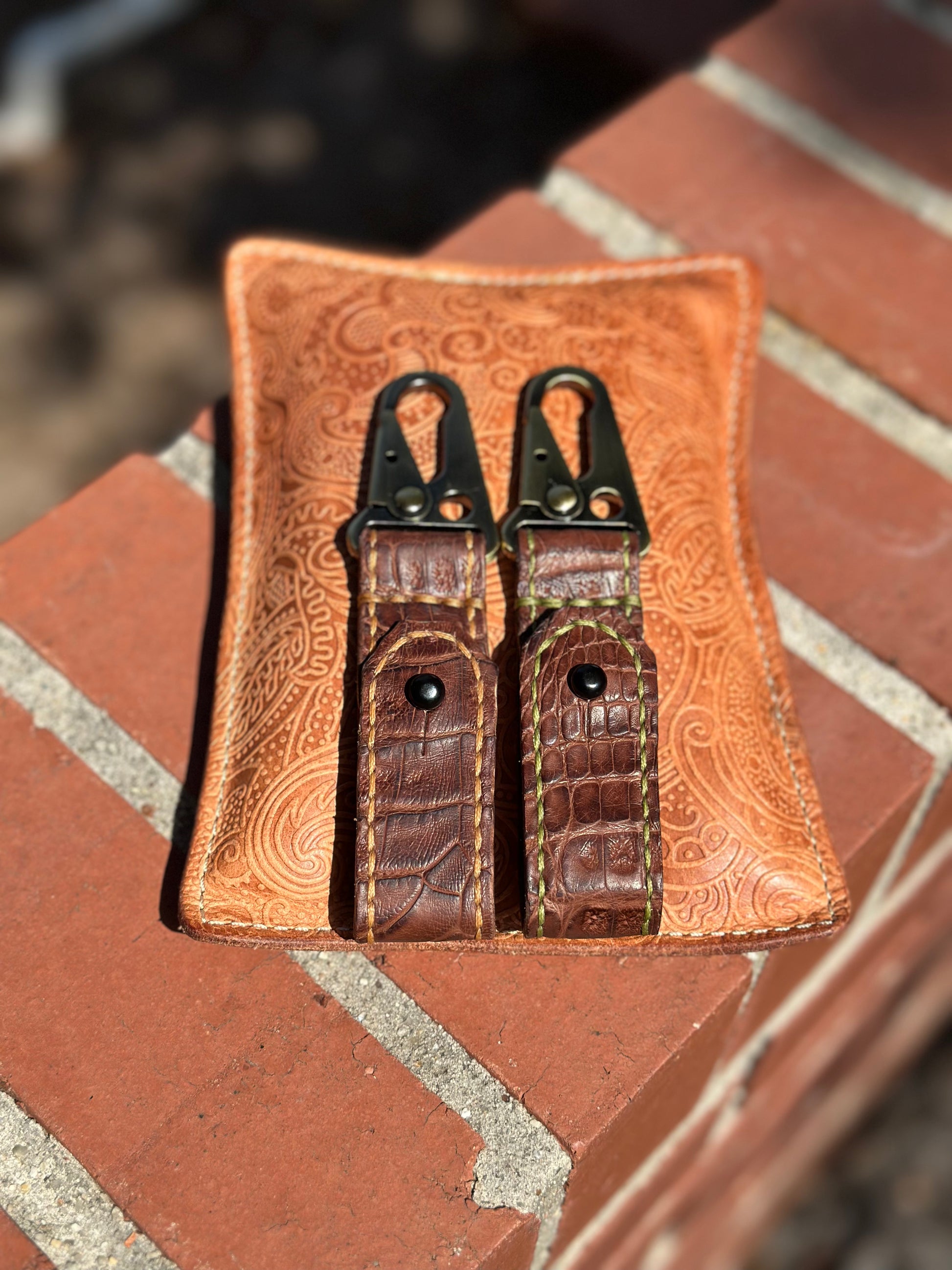 Handmade Leather Keychain