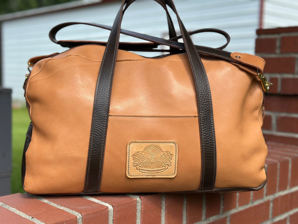 Custom Leather Duffle Bag Medium