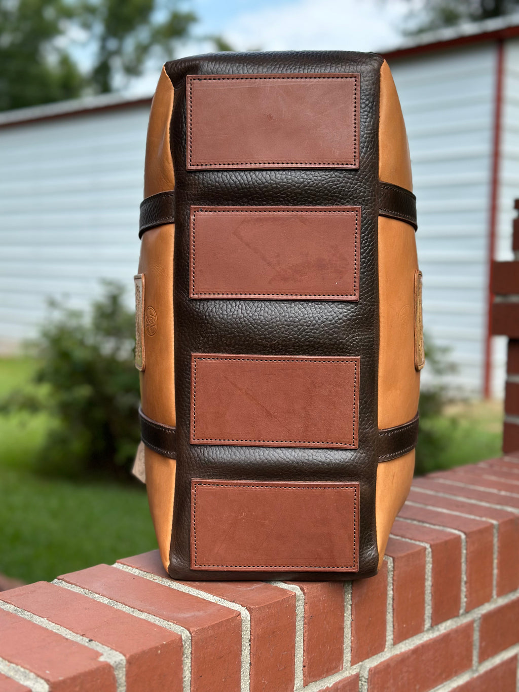 Custom Leather Duffle Bag Medium