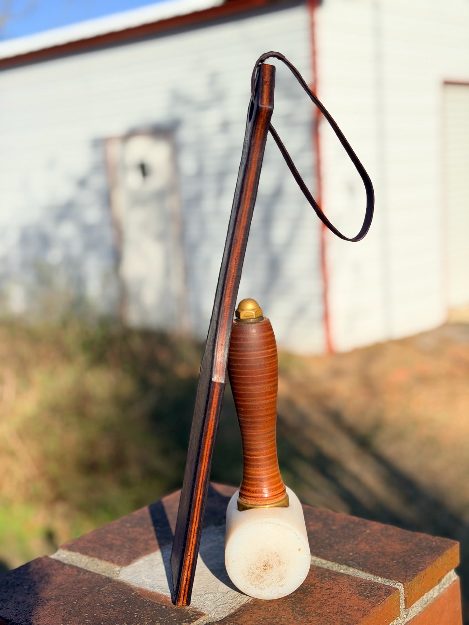 Handmade Leather Paddle