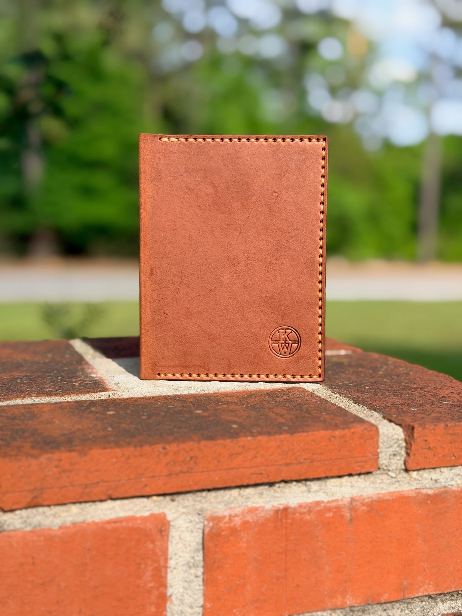 Handmade Leather Passport Wallet
