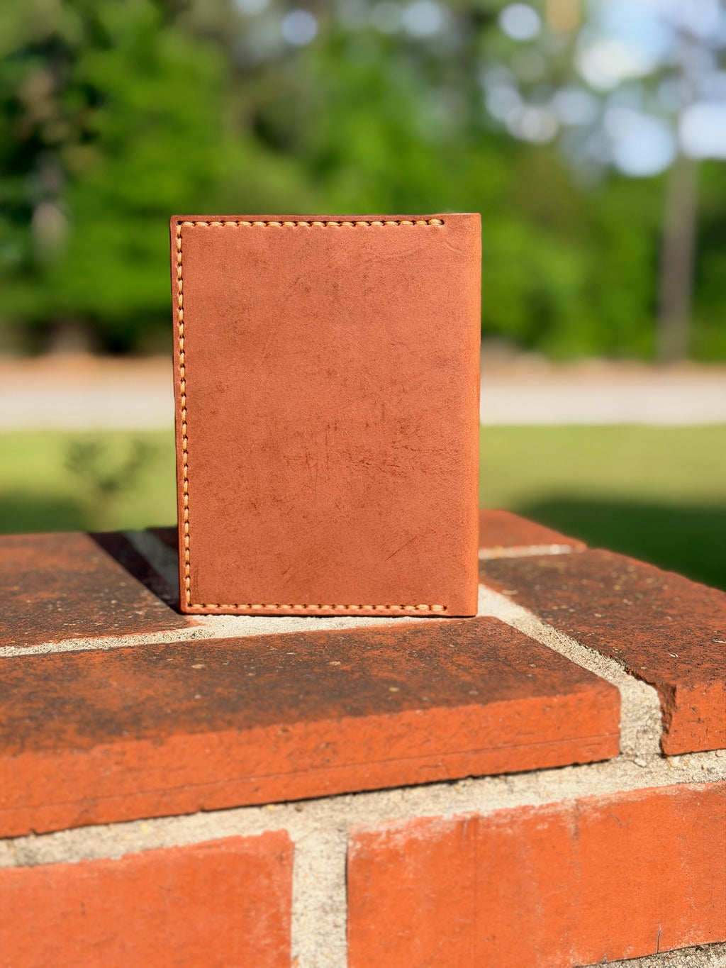 Handmade Leather Passport Wallet